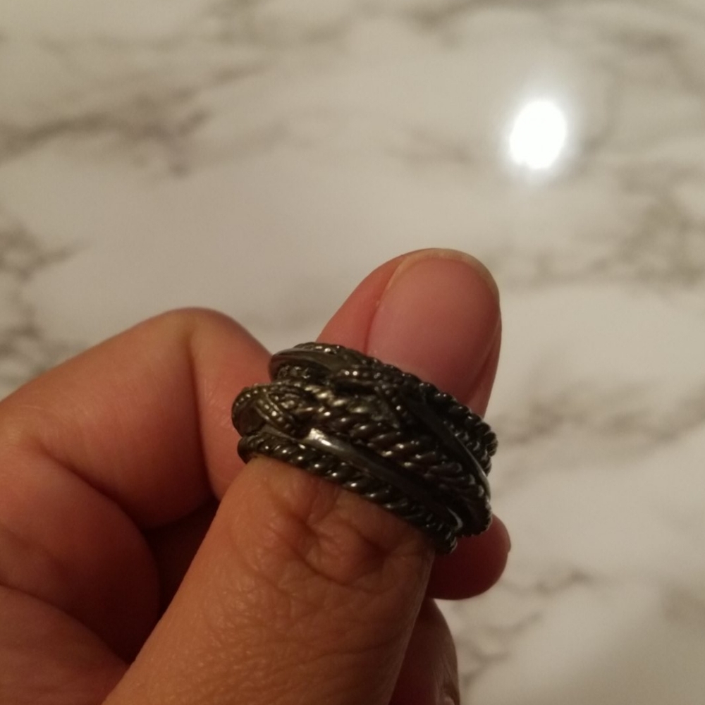 Stacked Chain Ring Size 10